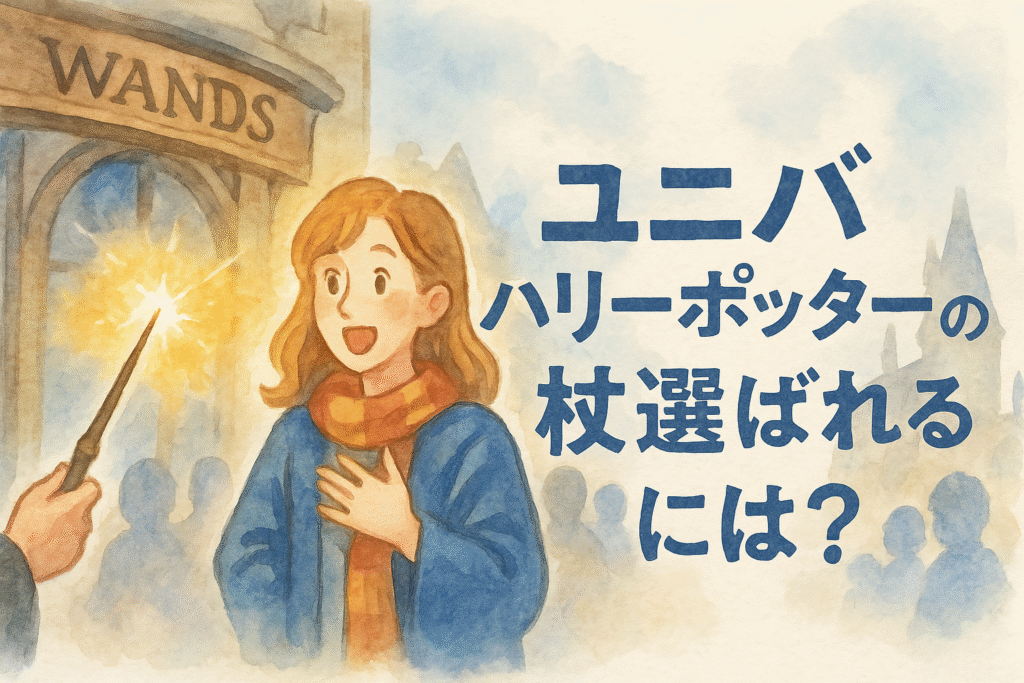 ユニバハリーポッターの杖選ばれるためのポイント