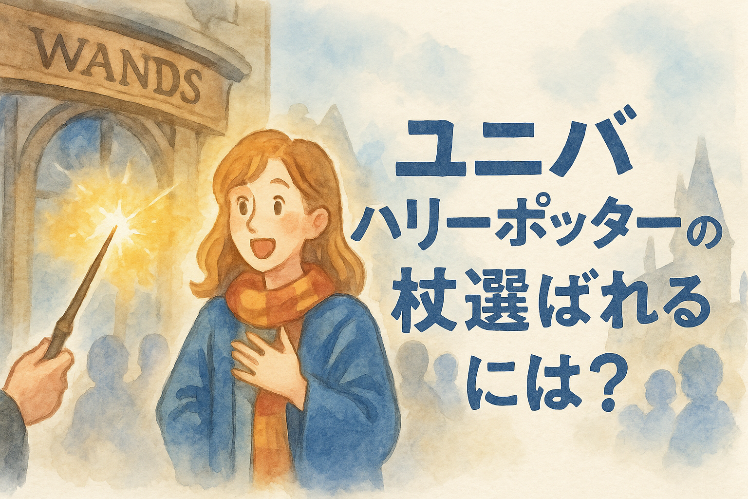 ユニバハリーポッターの杖選ばれるためのポイント